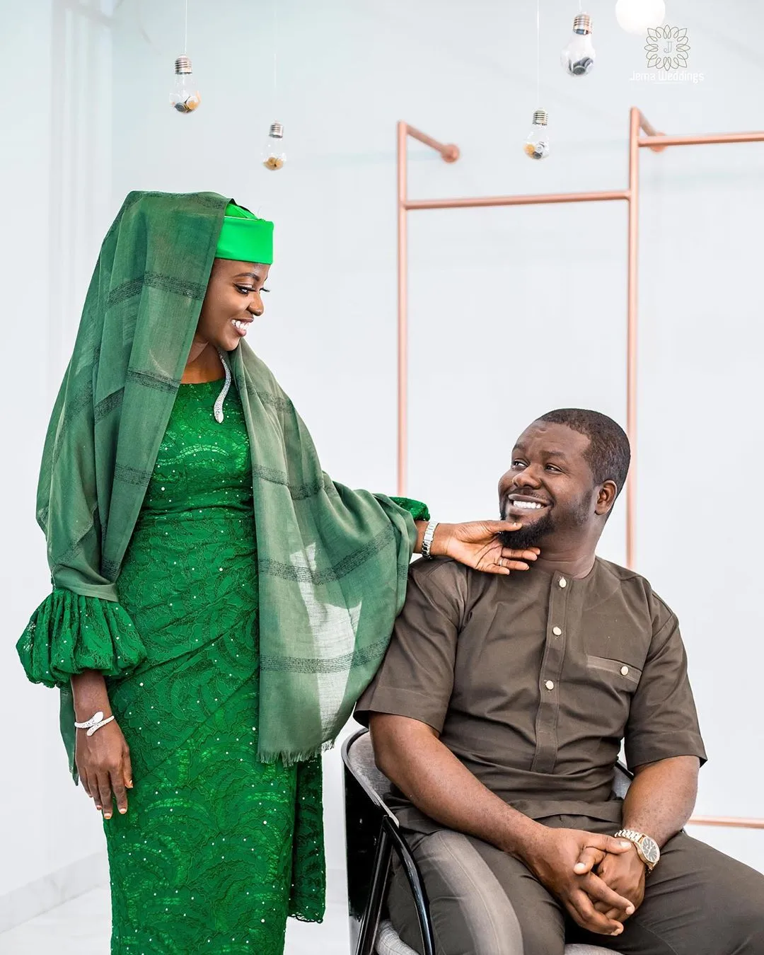 Ghanaian Makeup Artist, Fairouse & Abass’ Islamic wedding was full of glamour and opulence