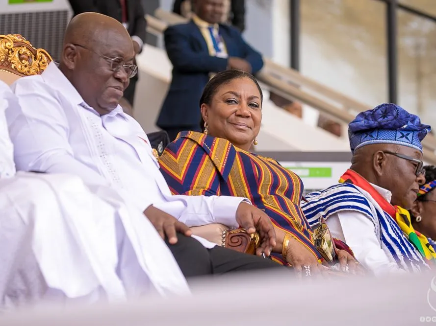 Can we begin to talk about how Samira Bawumia glowed in a Pistis dress at Ghana’s 62nd Independence Parade