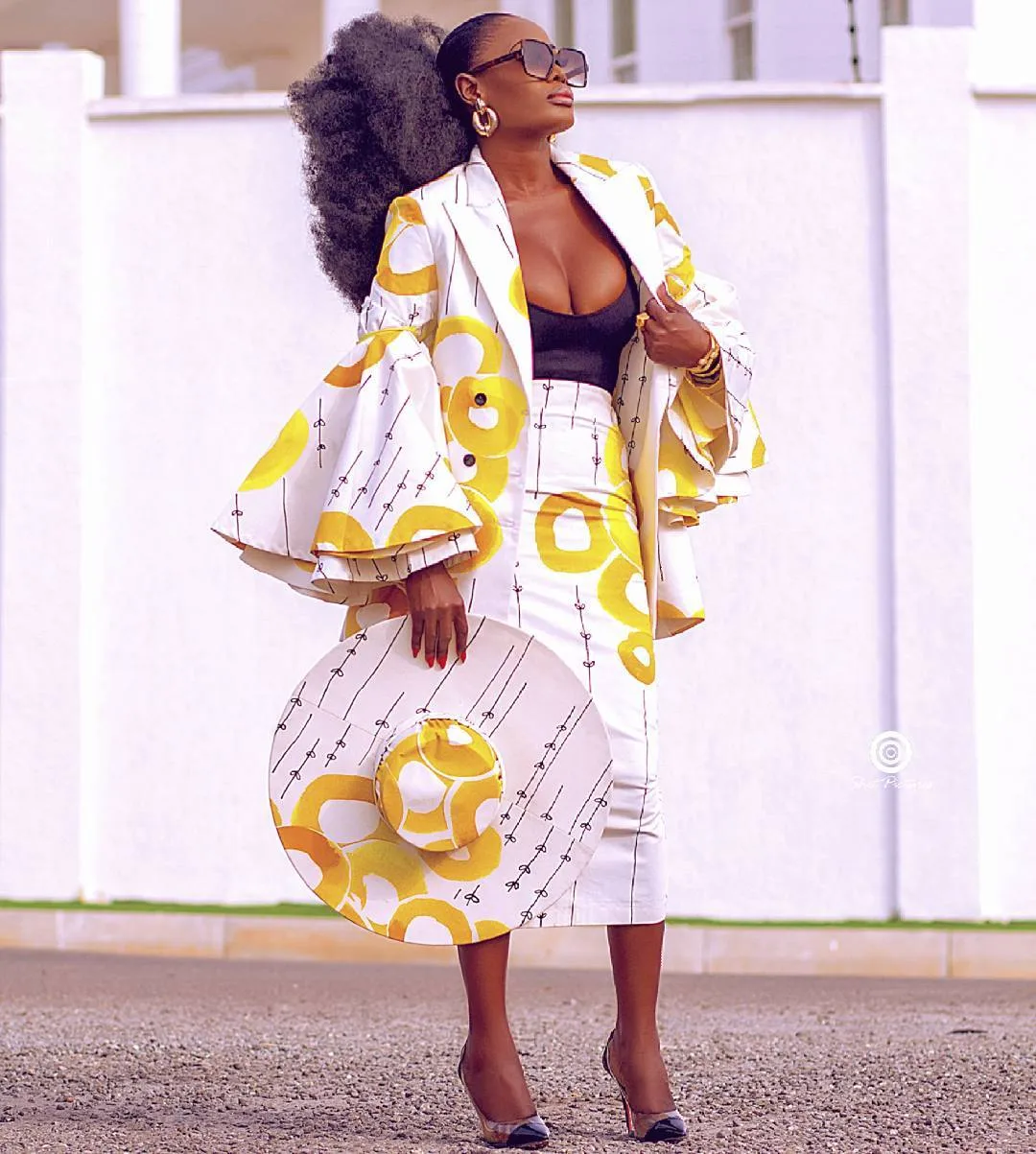We need to talk about how overwhelmingly glamorous Nana Akua Addo first outfit for 2019 looks