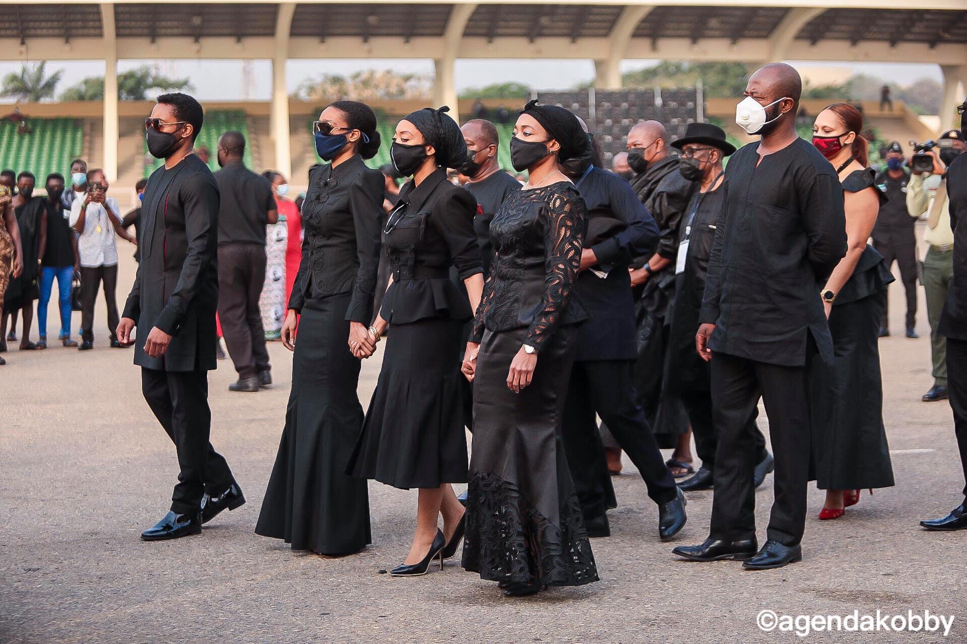 #RawlingsGoesHome: 21 unforgettable moments at the funeral service of Flt Lt J.J Rawlings