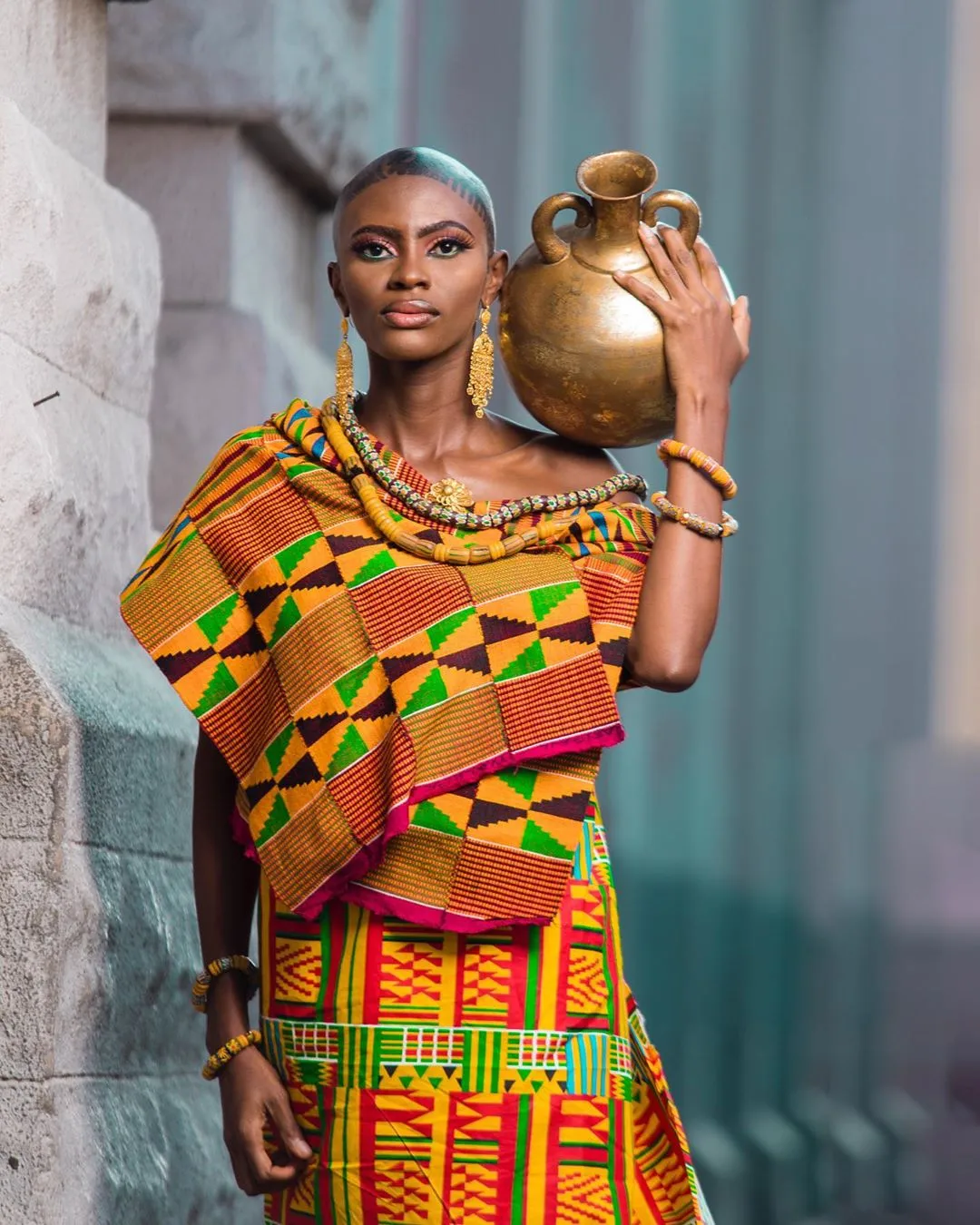 #RODR19: These promo photos from Rhythmz on Da Runway mixed Ghanaian tradition and fashion in an interesting way