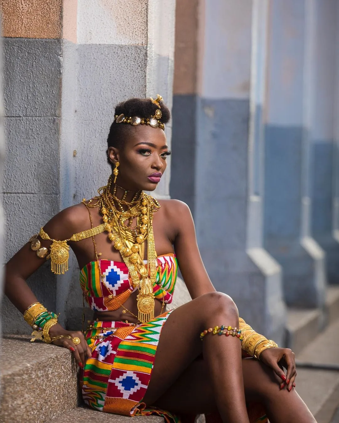 #RODR19: These promo photos from Rhythmz on Da Runway mixed Ghanaian tradition and fashion in an interesting way