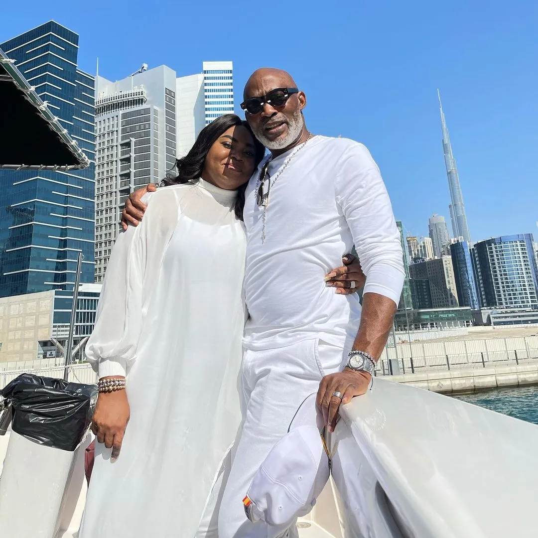 Cheers to 20!!! Actor Richard Mofe-Damijo and his lovely wife are celebrating their 20th Anniversary