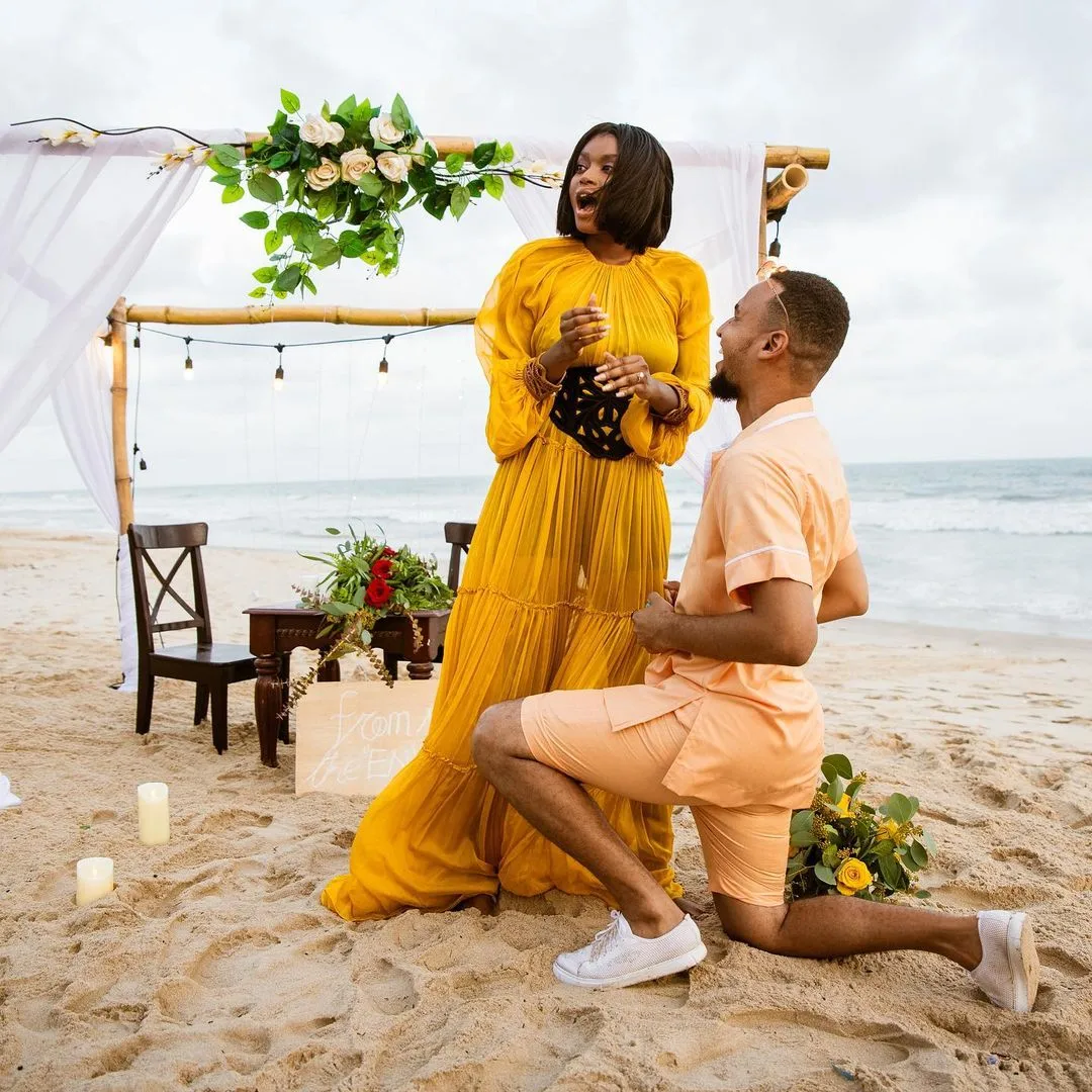 Here’s how model and content creator, Roselyn Ashkar’s boyfriend pulled the best proposal on the beach