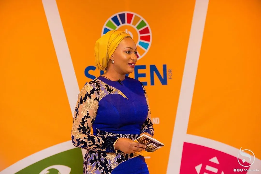 Samira Bawumia rocked a stunning blue dress to the #7forseven event as an honoree