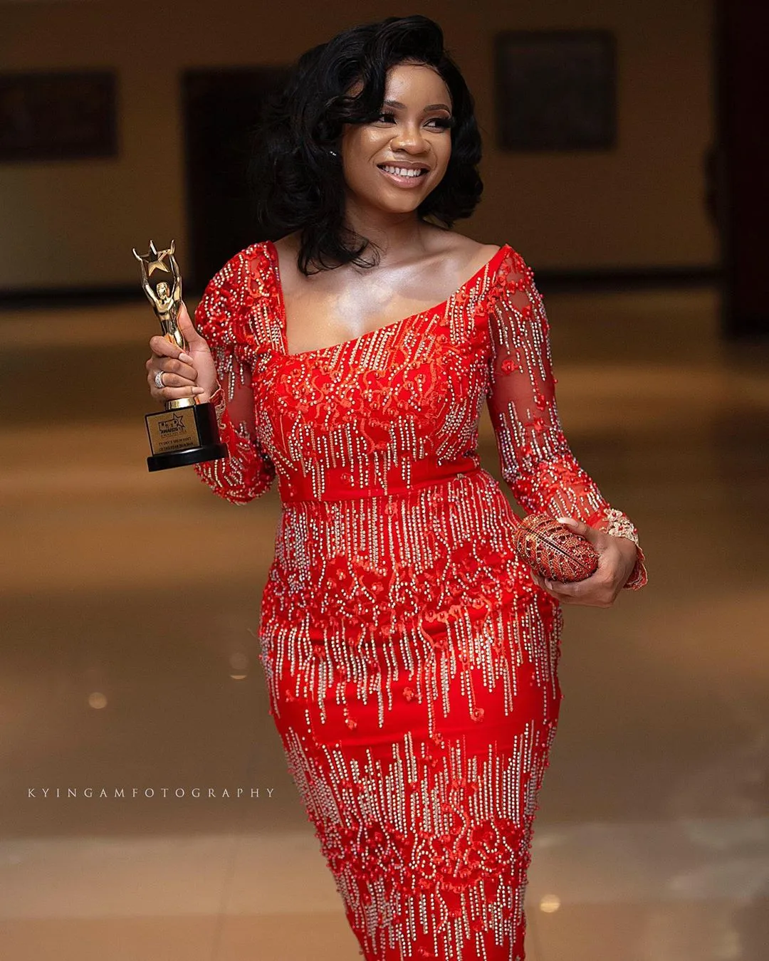 Looking for red dress inspirations?? Let Serwaa Amihere show you how