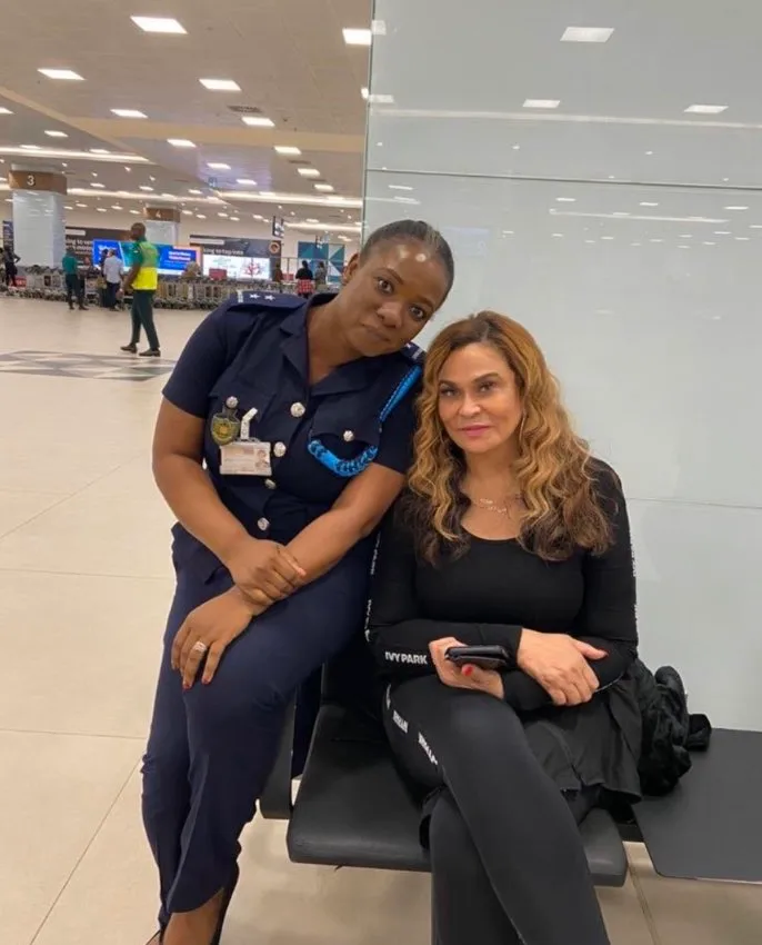 Guess who is in town?? Beyonce's mum, Ms.Tina Knowles is in Ghana for the Year of Return