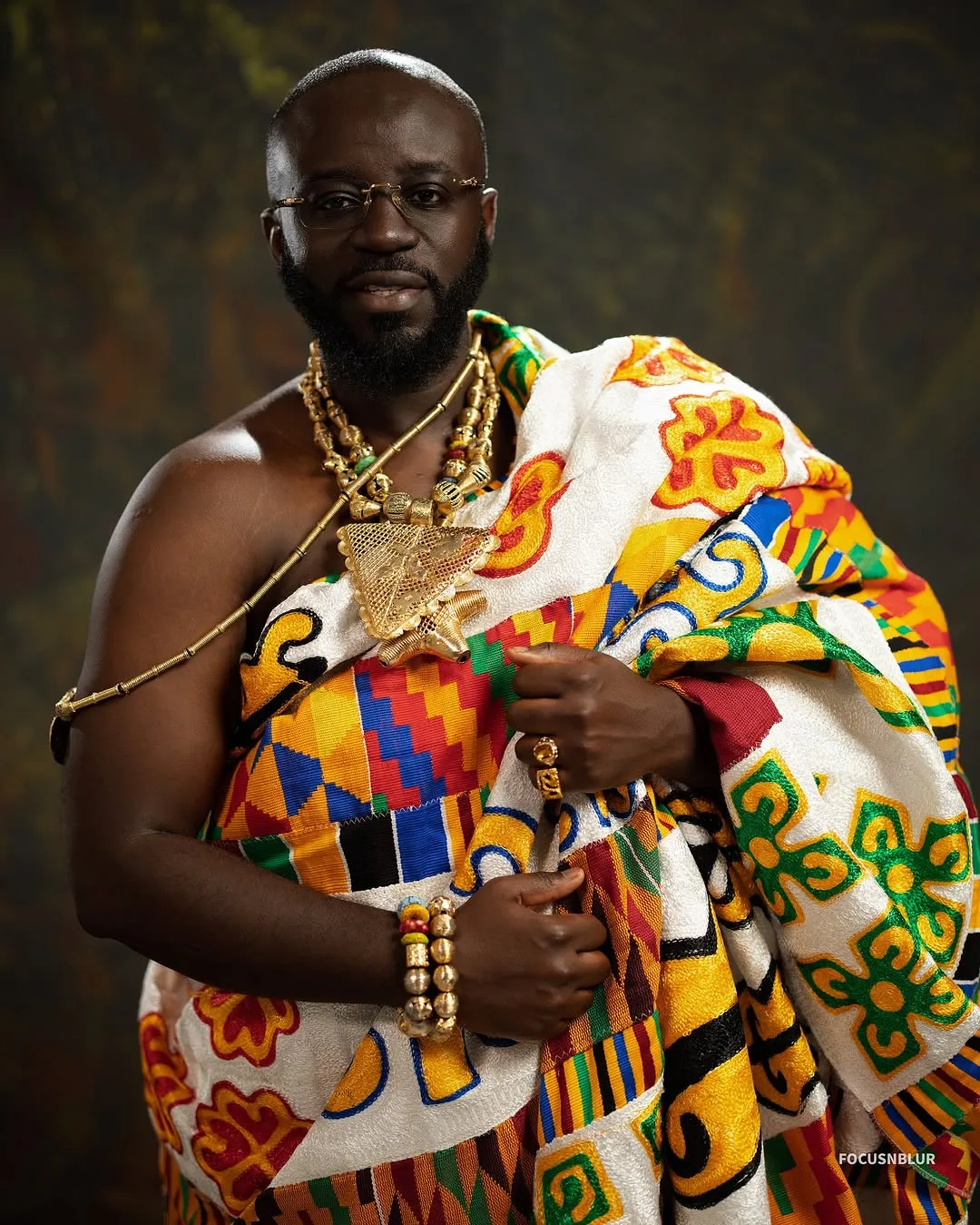 Vee Kee James stuns with her first Ghanaian bridal kente of 2025—and the internet can’t handle it