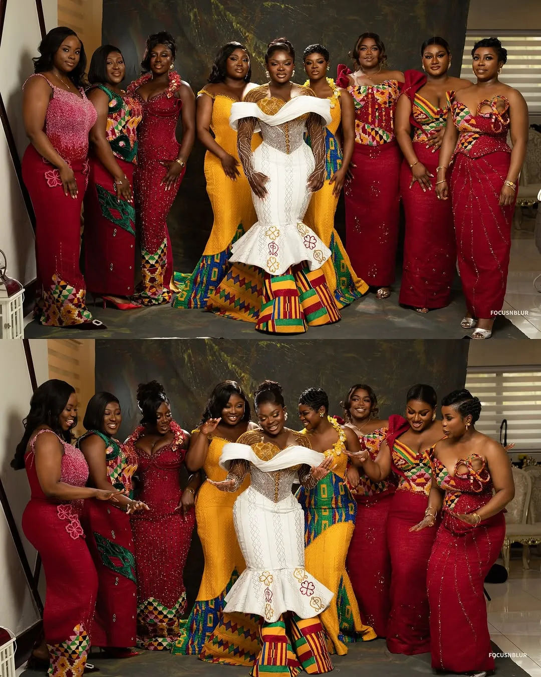 Vee Kee James stuns with her first Ghanaian bridal kente of 2025—and the internet can’t handle it