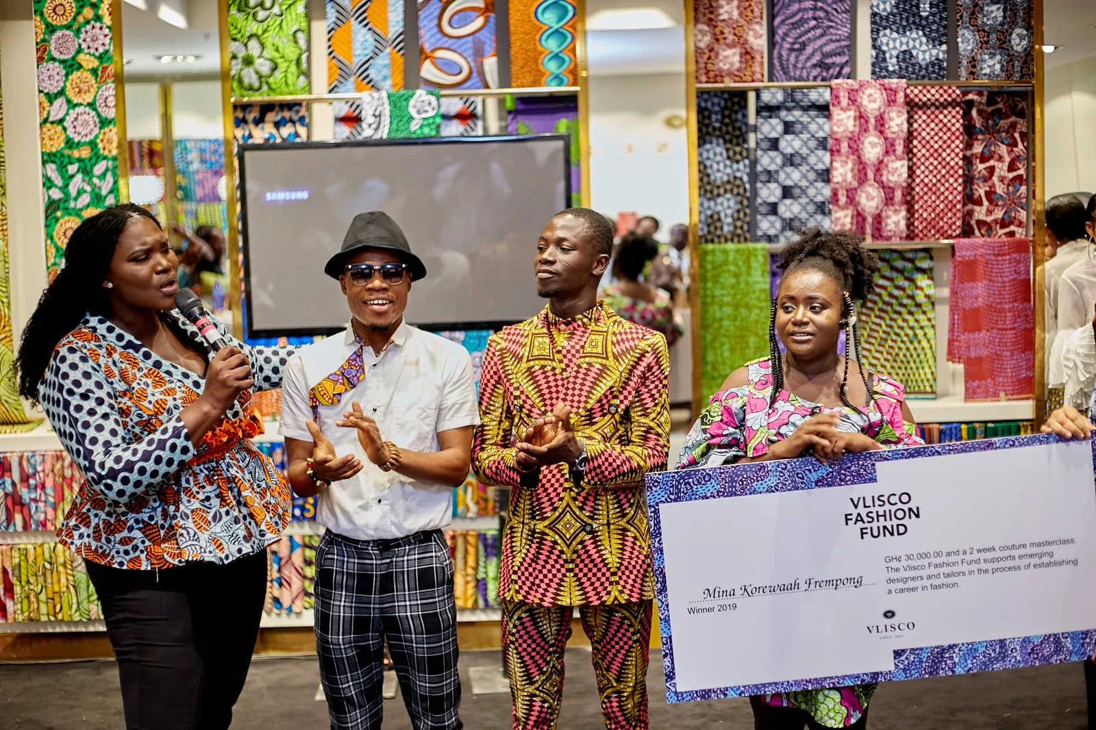 Mina Korewaah Frempong adjudged the winner of the 2019 Vlisco Fashion Fund