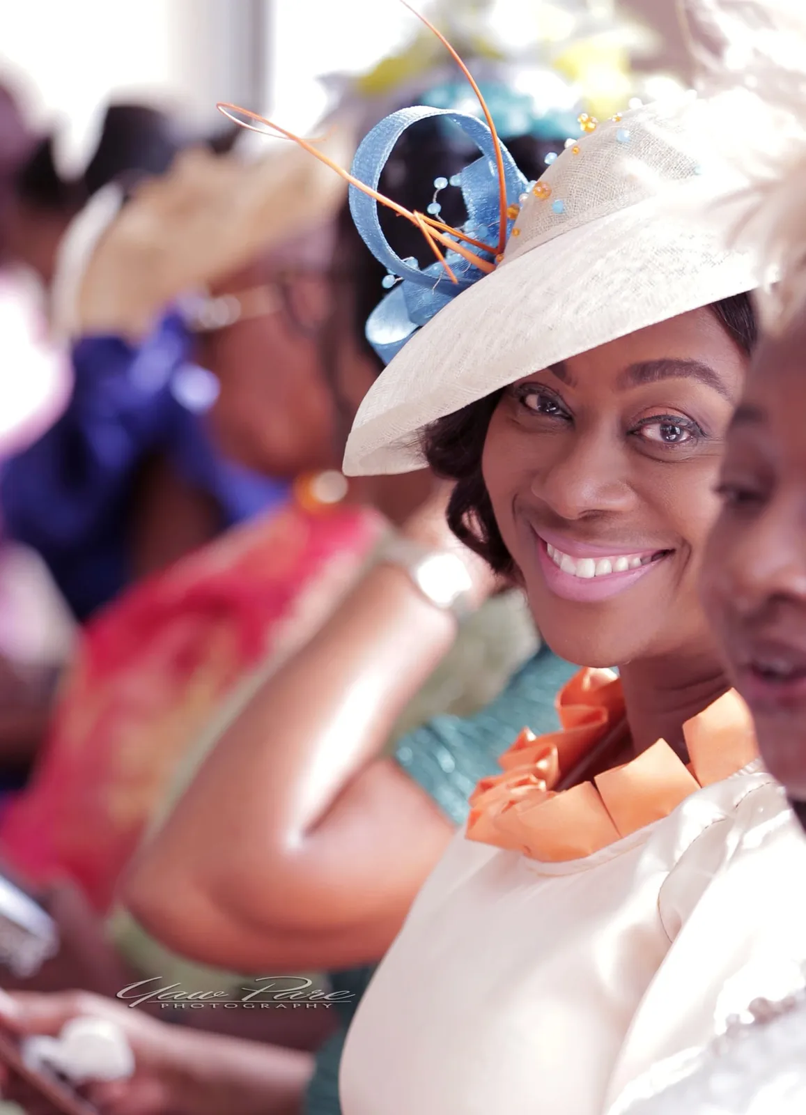 Fascinators, Suits, Luxury cars and stylish guests! Aku and Brian's wedding was a showdown in Ghana's Accra