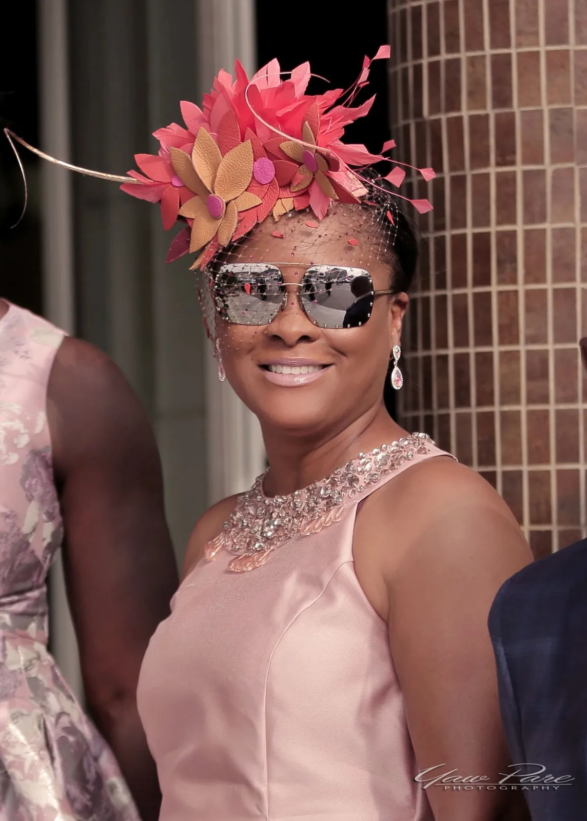 Fascinators, Suits, Luxury cars and stylish guests! Aku and Brian's wedding was a showdown in Ghana's Accra