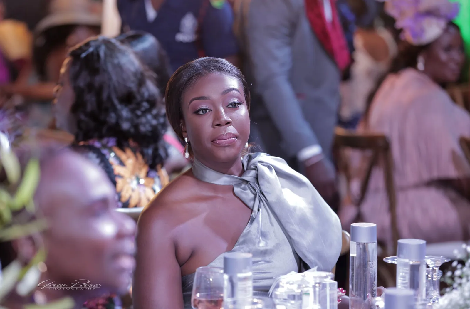 Fascinators, Suits, Luxury cars and stylish guests! Aku and Brian's wedding was a showdown in Ghana's Accra