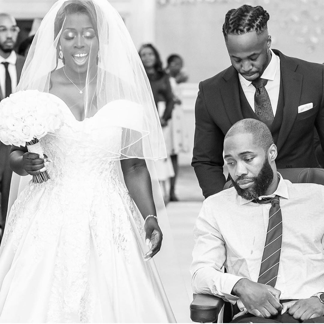 This bride shared an emotional story of how her brother survived a motor accident to take her to the altar