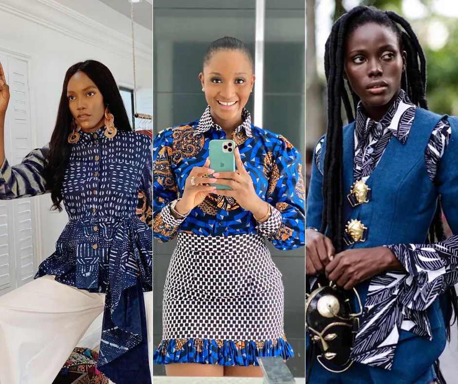 We think these African print outfits will look very good on you