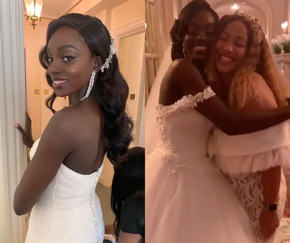 This bridal makeup by Sandra Don-Arthur for her friend’s wedding is the right serve of melanin glam
