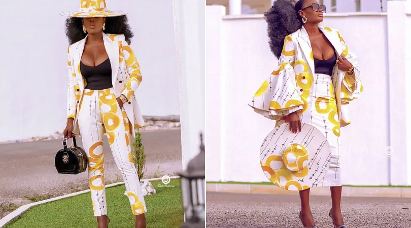 We need to talk about how overwhelmingly glamorous Nana Akua Addo first outfit for 2019 looks