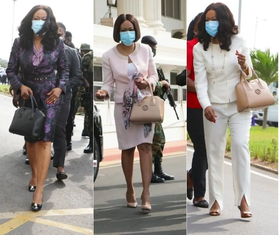 Election Petition: 5 Workwear looks EC boss, Jean Mensah has rocked to court that has caught our eyes