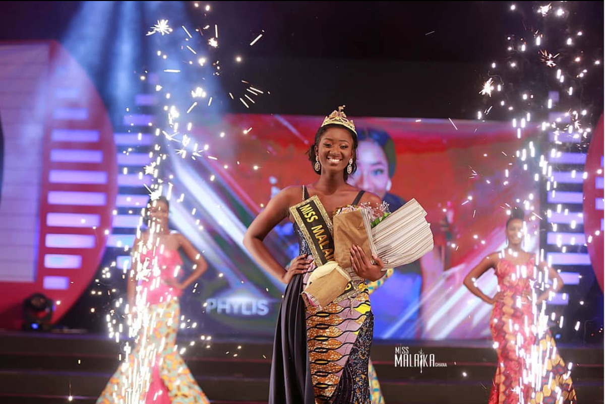 Phylis Vesta Boison is the winner of Miss Malaika Ghana 2019