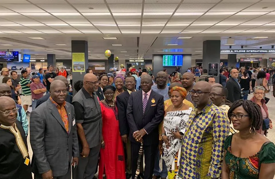 This is how the Asantehene was received in the U.S ahead of his U.N speech
