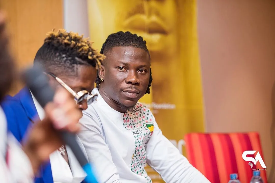 Dancehall Artiste, Stonebwoy is launching his clothing line with these #BHIM fabrics