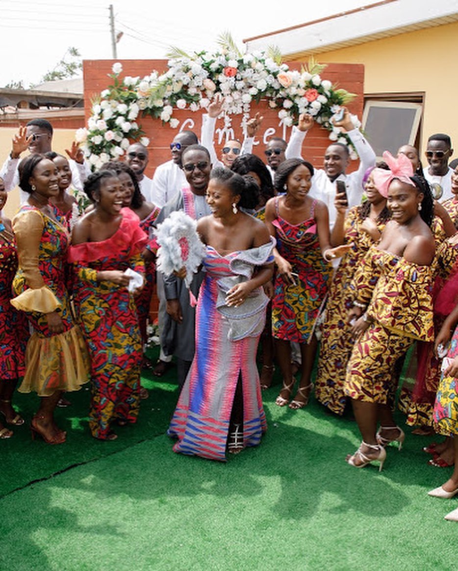 This has to be the cutest father and daughter moment we've seen yet!! Samuel and Ewuraefua's traditional wedding