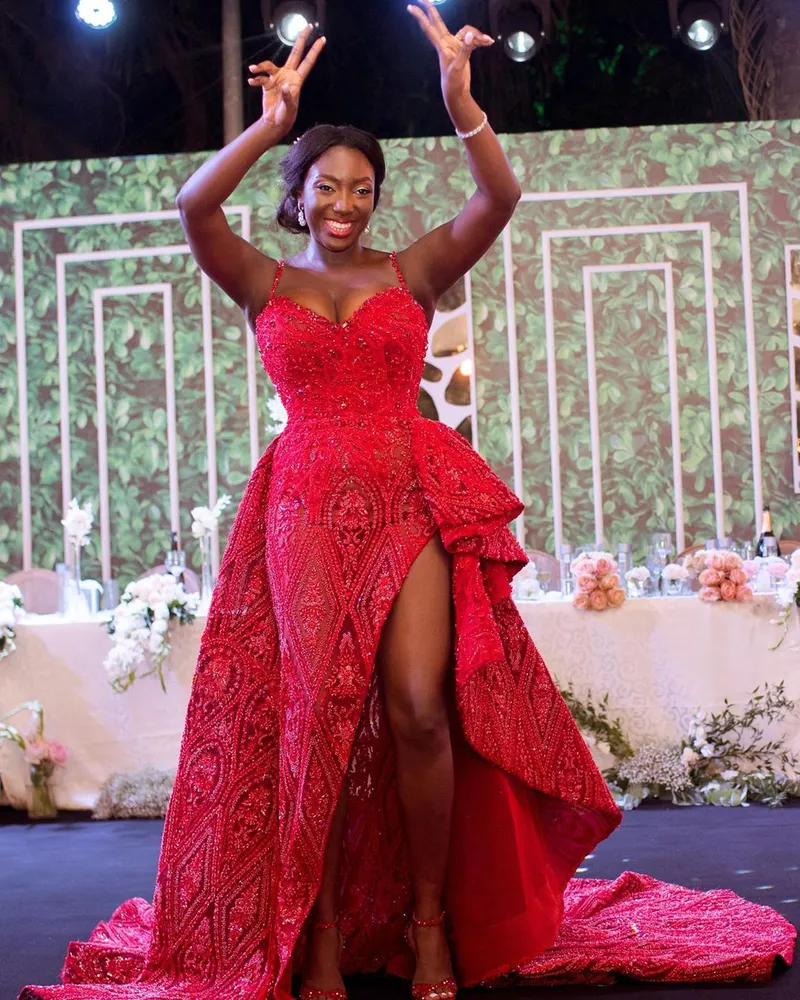 Watch Aku Akuffo share the journey to making her trend-driven reception gown