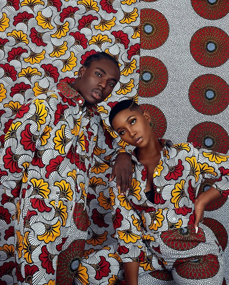 BLACKNIFICENT: Lharley and Twitch are giving us dope African print ideas with this editorial