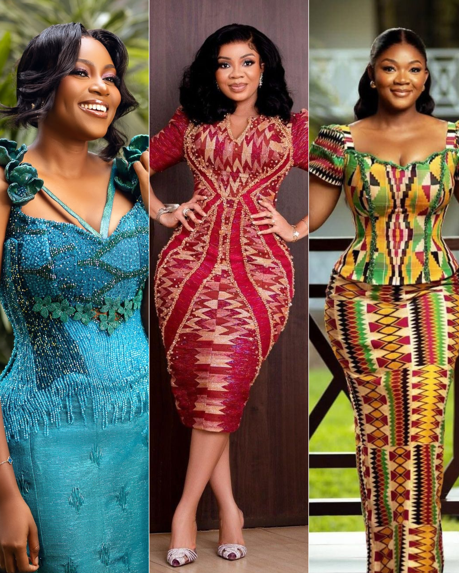 Grid look for kente