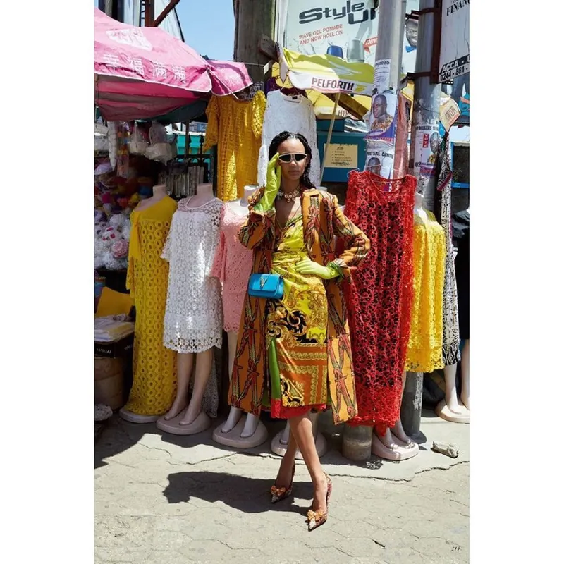 The city of Accra and its designers are being celebrated in British Vogue’s October Issue