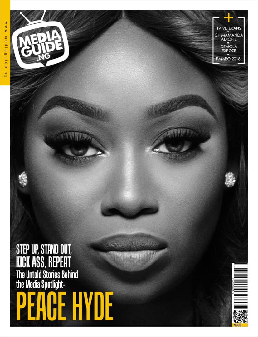 Exclusive Peace Hyde on Mediaguide.ng November Cover