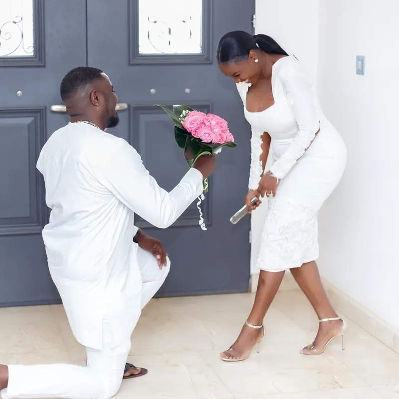 John Dumelo and Gifty are happily celebrating their 1st Anniversary with these nostalgic videos