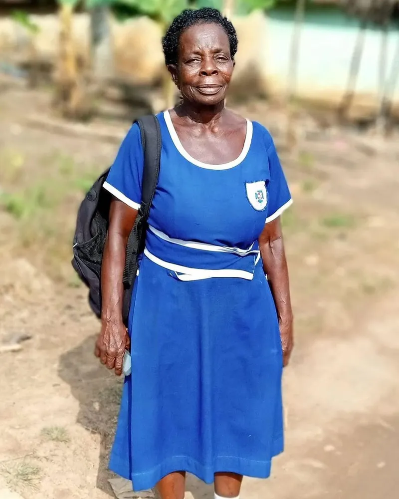 57-year-old Elizabeth Yamoah makes history as she completes B.E.C.E