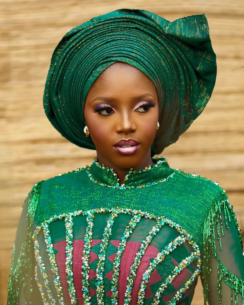 This Fulani Goddess collection from Moda Bertha is major inspo for Muslim brides