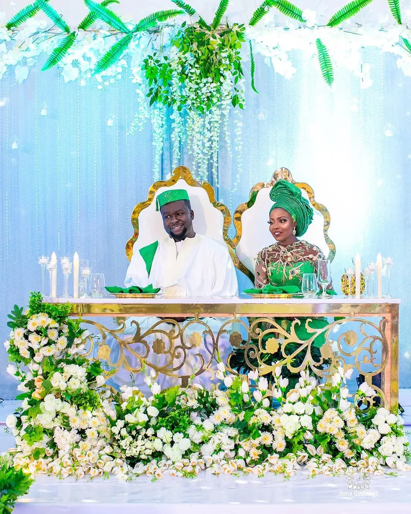 Ghanaian Makeup Artist, Fairouse & Abass’ Islamic wedding was full of glamour and opulence