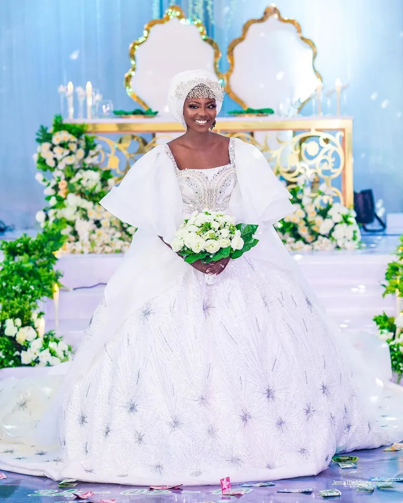 Ghanaian Makeup Artist, Fairouse & Abass’ Islamic wedding was full of glamour and opulence