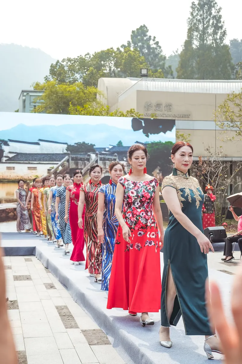 Inside the grand opening ceremony of the 2019 Global Qipao Exhibition that featured Ghanaian designer, Ophelia Crossland
