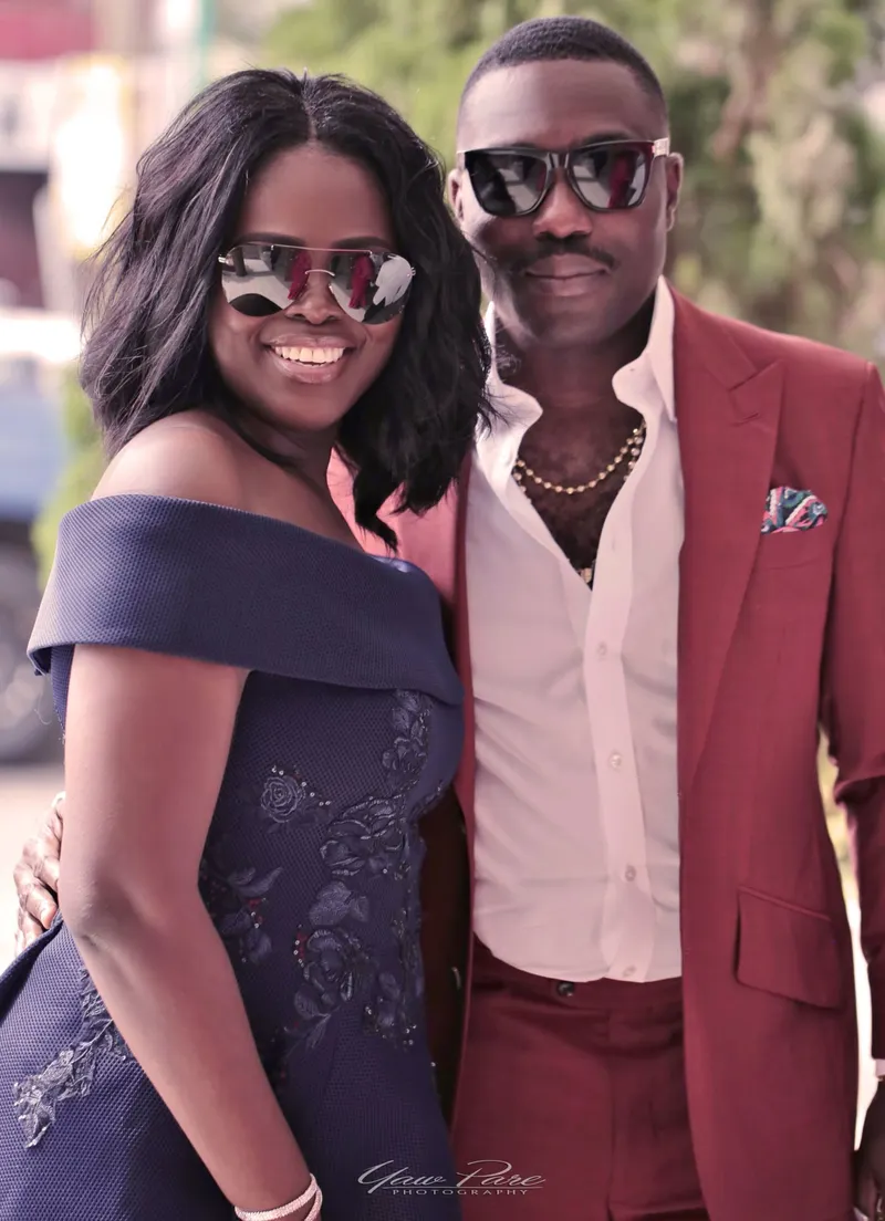 Fascinators, Suits, Luxury cars and stylish guests! Aku and Brian's wedding was a showdown in Ghana's Accra