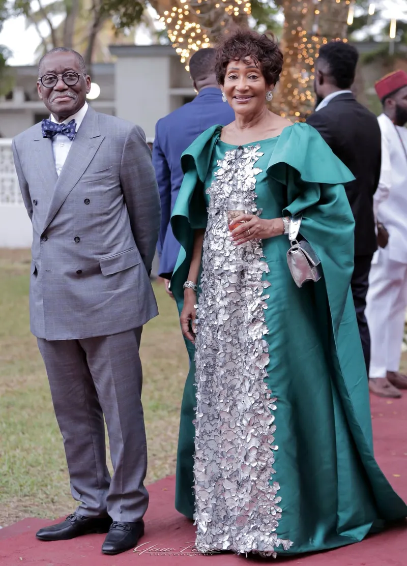 Fascinators, Suits, Luxury cars and stylish guests! Aku and Brian's wedding was a showdown in Ghana's Accra