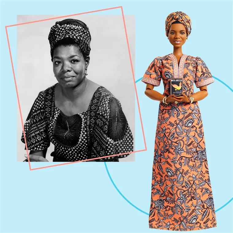 Dr Maya Angelou gets her own Barbie doll in an African print dress
