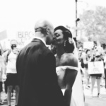 Newly-Wed-Couple-Join-Black-Lives-Matter-Protest