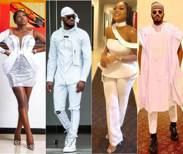 The All-White looks #BBNaija ‘Lockdown’ ex-housemates rocked to Saturday night party.