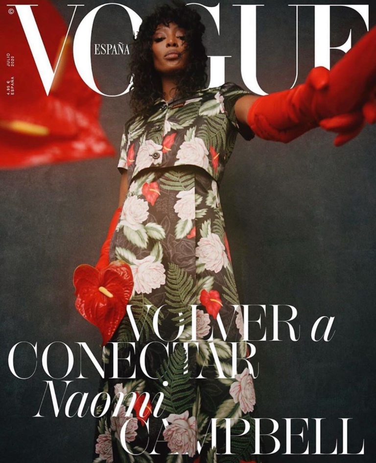 Naomi Campbell’s Vogue Spain cover was the first time a black photographer shot her for Vogue