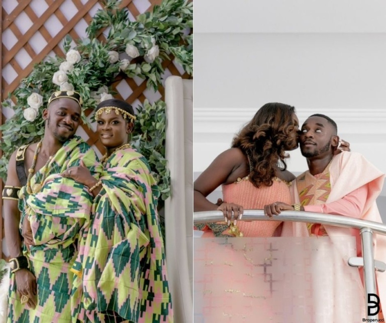 #MELORIE2021: Inside Equa Boakye and Kwesi’s culturally-rich kente wedding